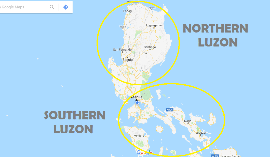 Luzon Map Deztreks